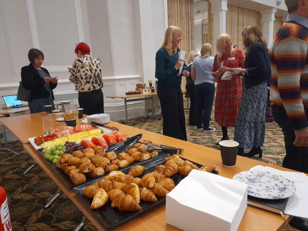 Refreshments at the networking meeting at The Palace Hotel in 2024 Refreshments at the networking meeting at The Palace Hotel in 2024